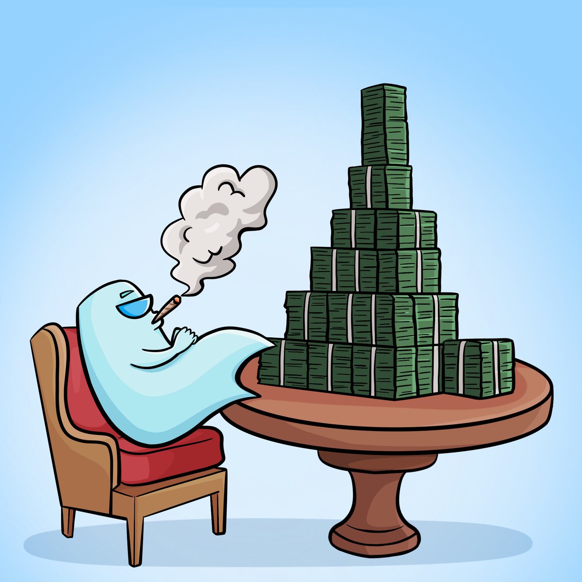 CryptoDjip's tweet image. ETH szn, SOL szn, doesn't matter, it's all about printing those dollars in your wallet