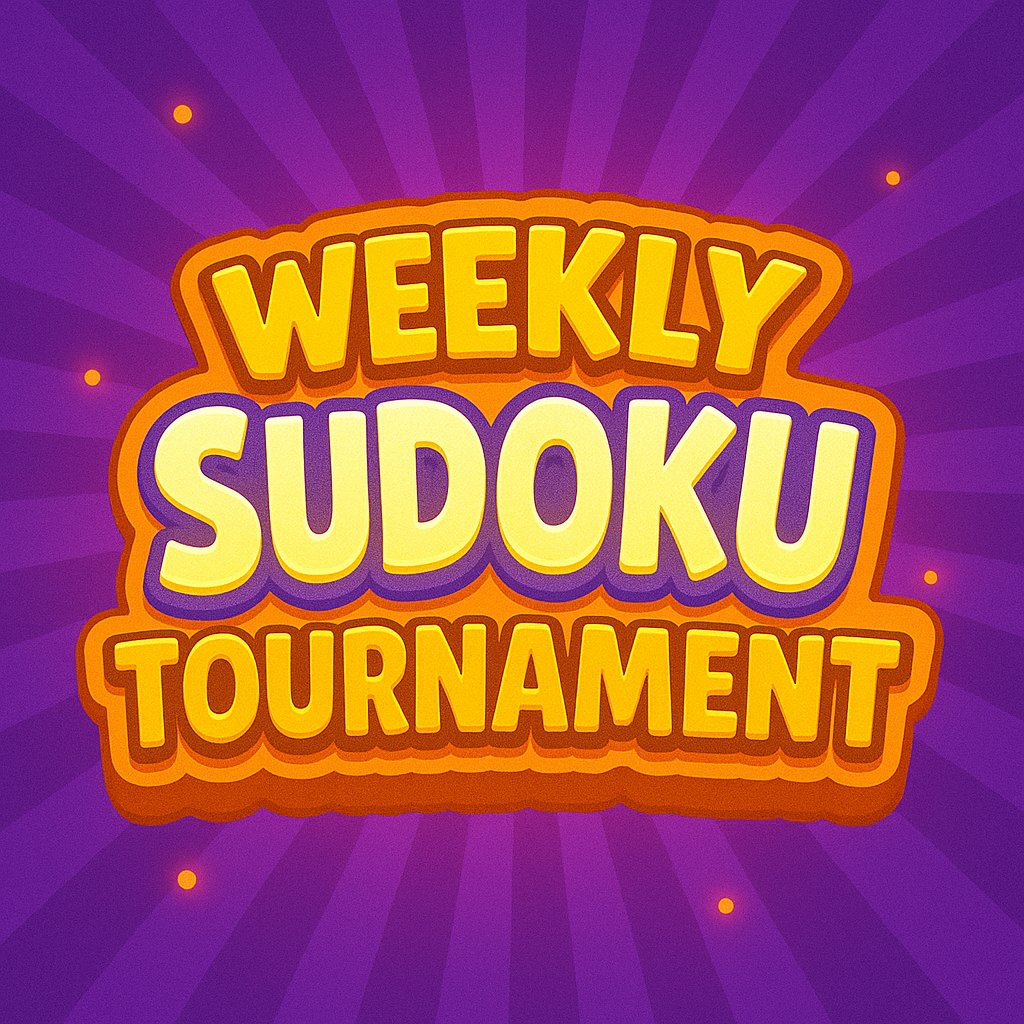 FreeSudokuGame's tweet image. Compete globally and showcase your puzzle solving skills with the Sudoku Weekly Tournament! Check the leaderboard, take on daily challenges, and take our number one place! Play Sudoku today! sudoku4adults.com/sudoku-weekly-…

#SudokuChallenge #PuzzleLovers #Sudoku #WeeklyTournament