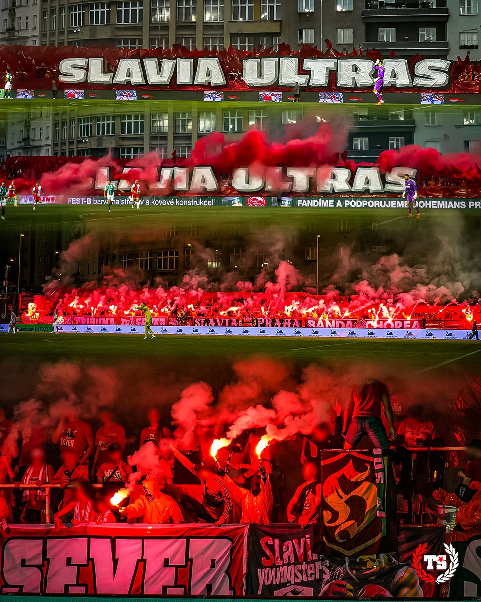 TRIBUNA_SEVER's tweet image. Bohemians Praha - SK Slavia Praha
26.07.2025
#Slavia #TribunaSever #BandaChorea #AwayDays