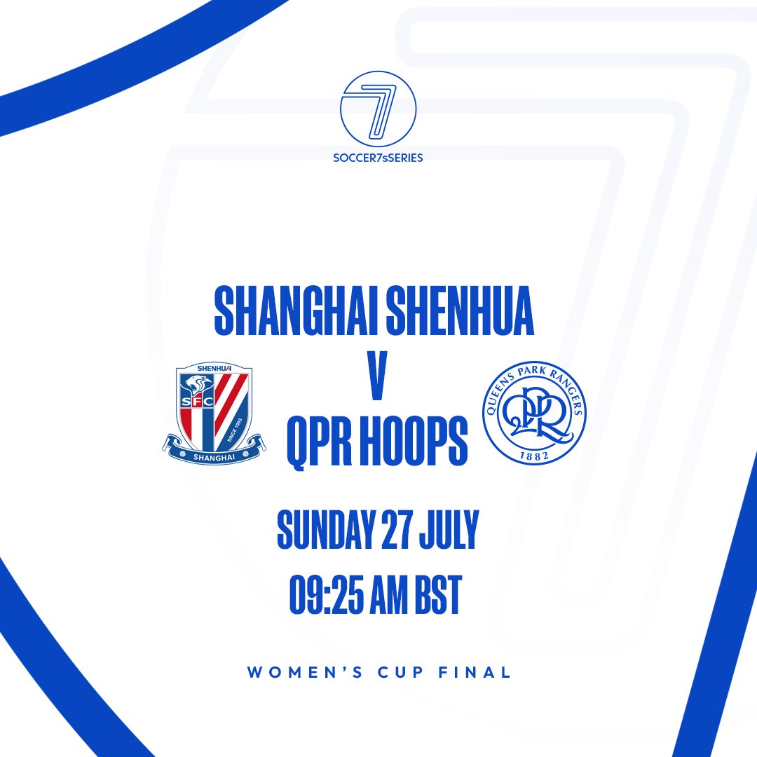 QPRWFC's tweet image. One game to go. The @Soccer7sSeries final! 🏆
Watch 𝗟𝗜𝗩𝗘 at youtube.com/@Soccer7sSeries 📺