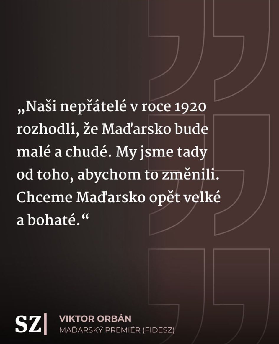 zenisek_m's tweet image. Pokud si Robert Fico myslí, že je Viktor Orbán jeho spojenec a kamarád, tak se hluboce plete. Je to přesně naopak. Maďarský premiér ukazuje na potkání mapu Velkého Maďarska, kde Slovensko samozřejmě ani není.
A je to jeden z důvodů, proč tak brání Vladimira Putina.