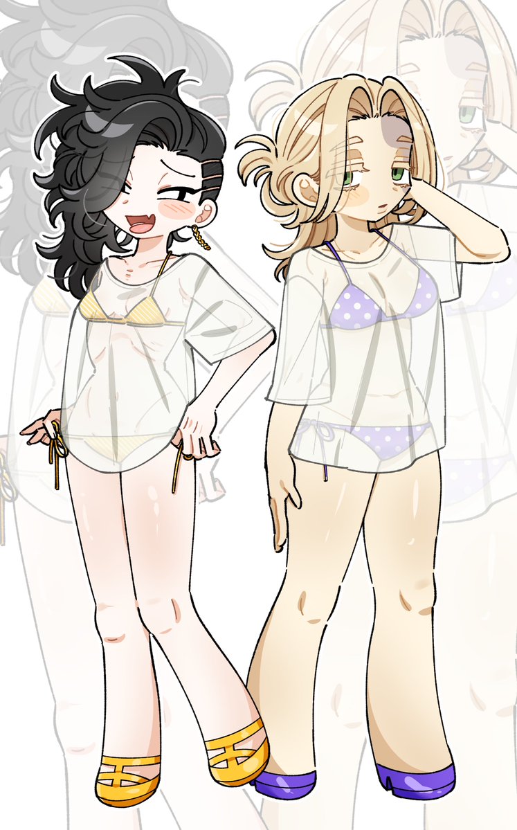 ALMOT___'s tweet image. 여름이니까☀️
(뮤단:뇨타♀️)