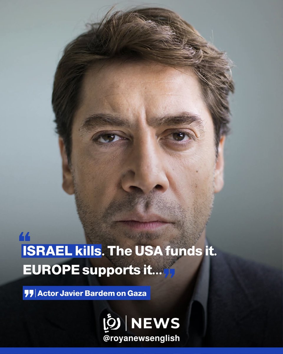 SarkarSupriyo's tweet image. 🇵🇸 Oscar-winning Spanish actor Javier Bardem has amplified his impassioned stance on the war on Gaza with a stark statement posted recently on his Instagram profile.