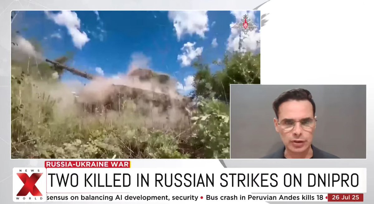 RossFeingold's tweet image. On #India's @NewsX, I discussed "#Ukraine War: #Russia Blames West, Seizes Ground in #Dnipro Region".
youtu.be/QHlFBAXTn_8?si…