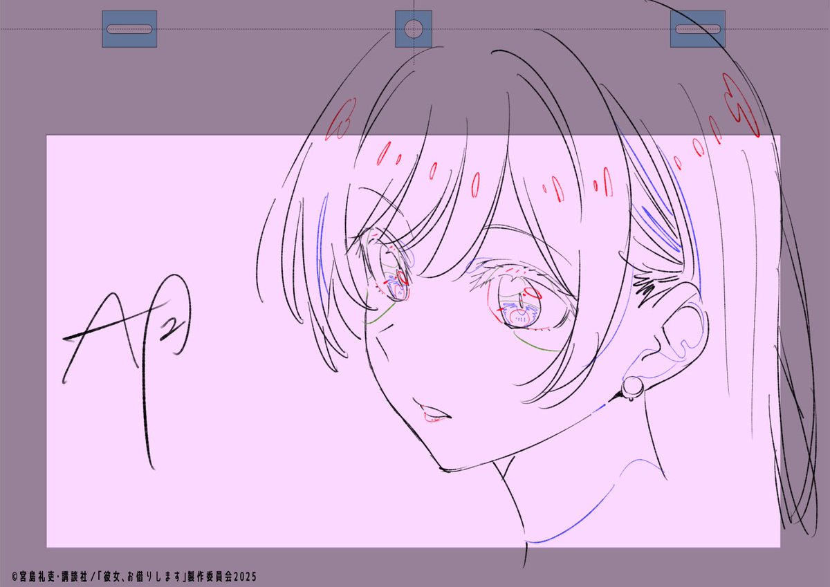 kaaaaaappe's tweet image. アニメかのかり4期4話監修

#彼女お借りします
#かのかり総作監集