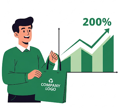 Do you know that, if you give a eco friendly promotional bags to your customers, there is a good chance that your sells will be increased. All the recent data shows it. to know more  please visit technoaidindia.com/products/jute-…
