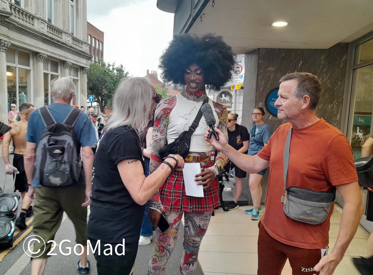 nick elliott rock art photographer (official) (@nickelliottinfo) on Twitter photo Shooting Series 3 of ‘2Go Mad in Norfolk!’ Nick and Andy at Pride in Norwich yesterday!🏳️🌈
<a href="/NorwichPride/">Norwich Pride 🌈🏳️🌈🏳️⚧️</a>
<a href="/nickelliottrock/">nick elliott rock art photographer</a>
<a href="/andy_blithe/">Andy Blithe - aturn films</a>
<a href="/nickelliottinfo/">nick elliott rock art photographer (official)</a>
<a href="/beaverbrookes23/">Annie Brookes</a>
#norwichpride #2gomadinnorfolk #2gomad #norfolk #norwich #nickelliottrock #filming #seriesthree #nickelliottinfo Shooting Series 3 of ‘2Go Mad in Norfolk!’ Nick and Andy at Pride in Norwich yesterday!🏳️🌈
<a href="/NorwichPride/">Norwich Pride 🌈🏳️🌈🏳️⚧️</a>
<a href="/nickelliottrock/">nick elliott rock art photographer</a>
<a href="/andy_blithe/">Andy Blithe - aturn films</a>
<a href="/nickelliottinfo/">nick elliott rock art photographer (official)</a>
<a href="/beaverbrookes23/">Annie Brookes</a>
#norwichpride #2gomadinnorfolk #2gomad #norfolk #norwich #nickelliottrock #filming #seriesthree #nickelliottinfo