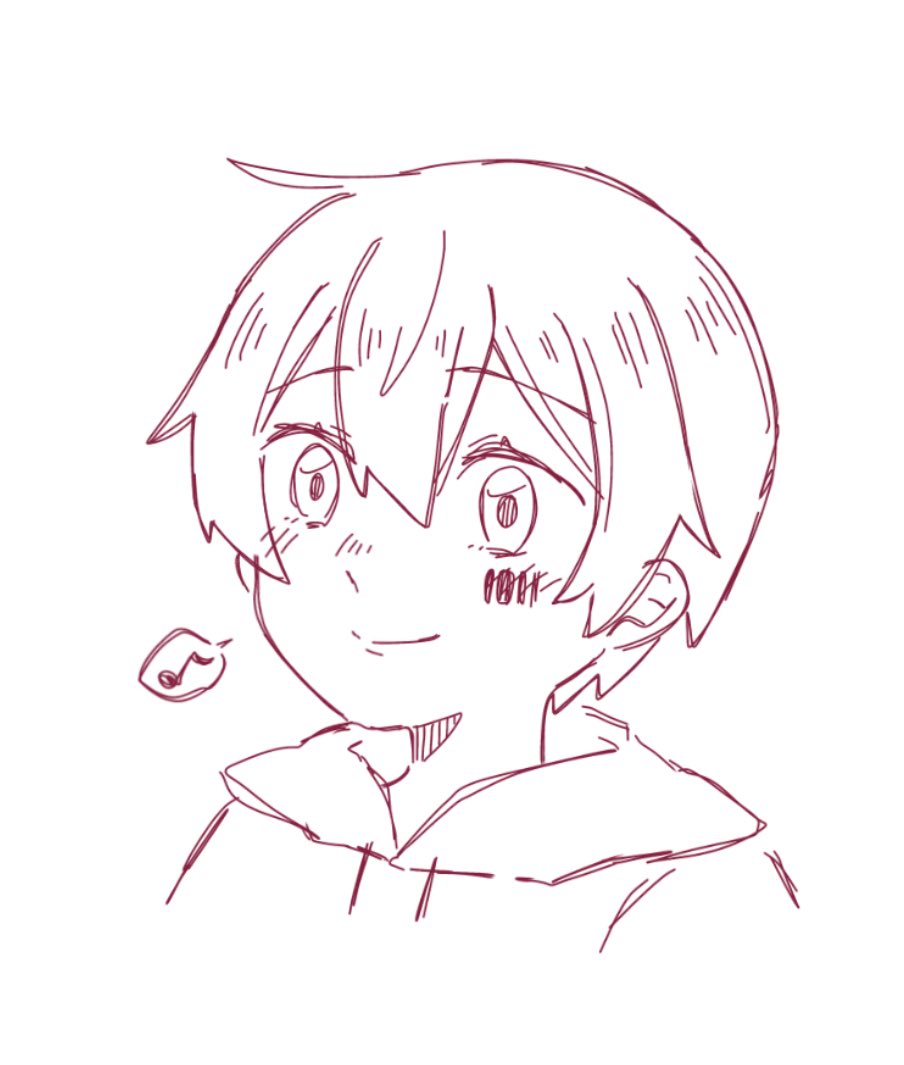 作業期間終わって嬉しいrkgk！
なんかお顔かわいい🥹