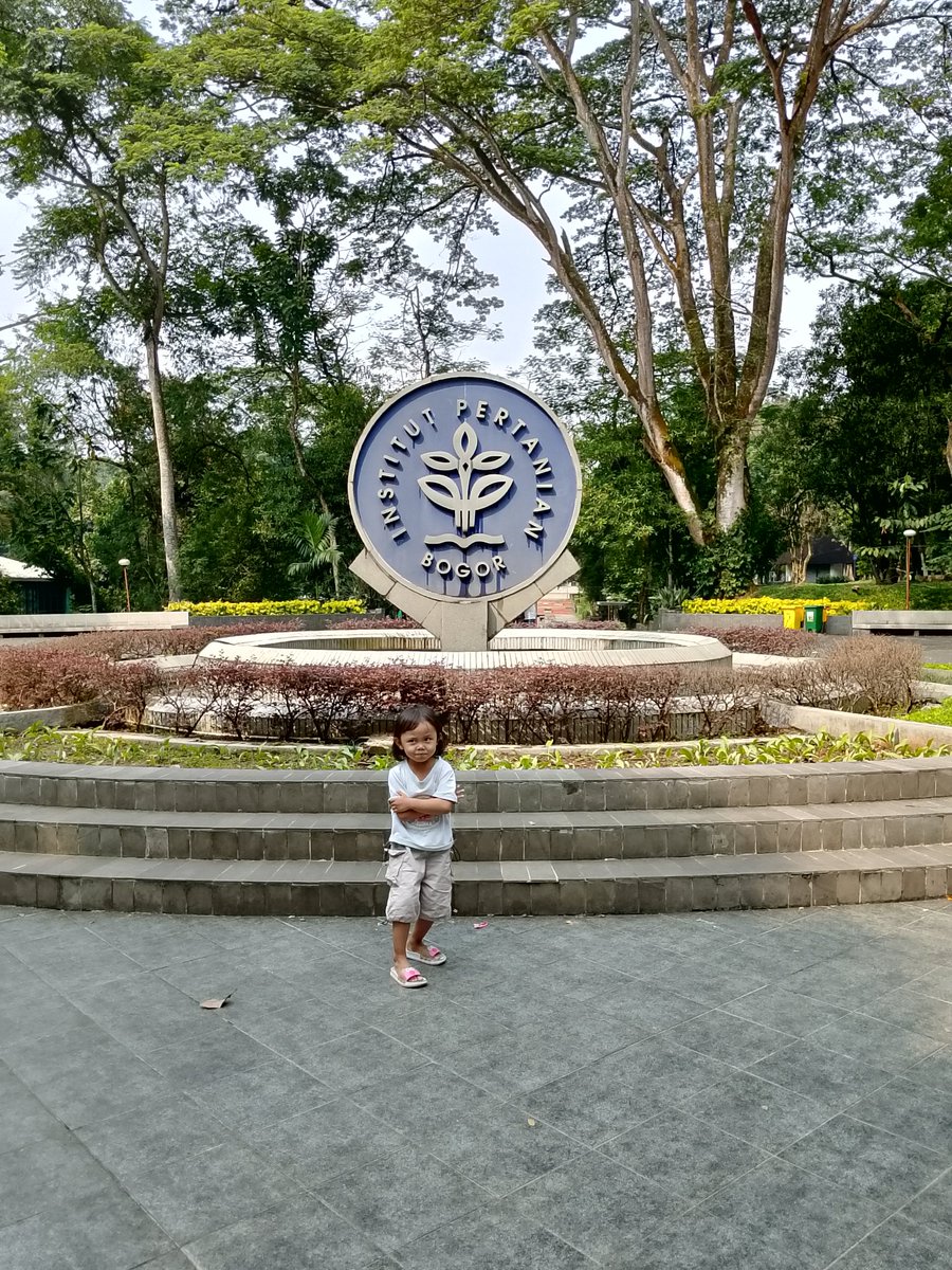 Adek antar Kaka ke IPB ..semoga nti gede juga bisa Study di Sini ya