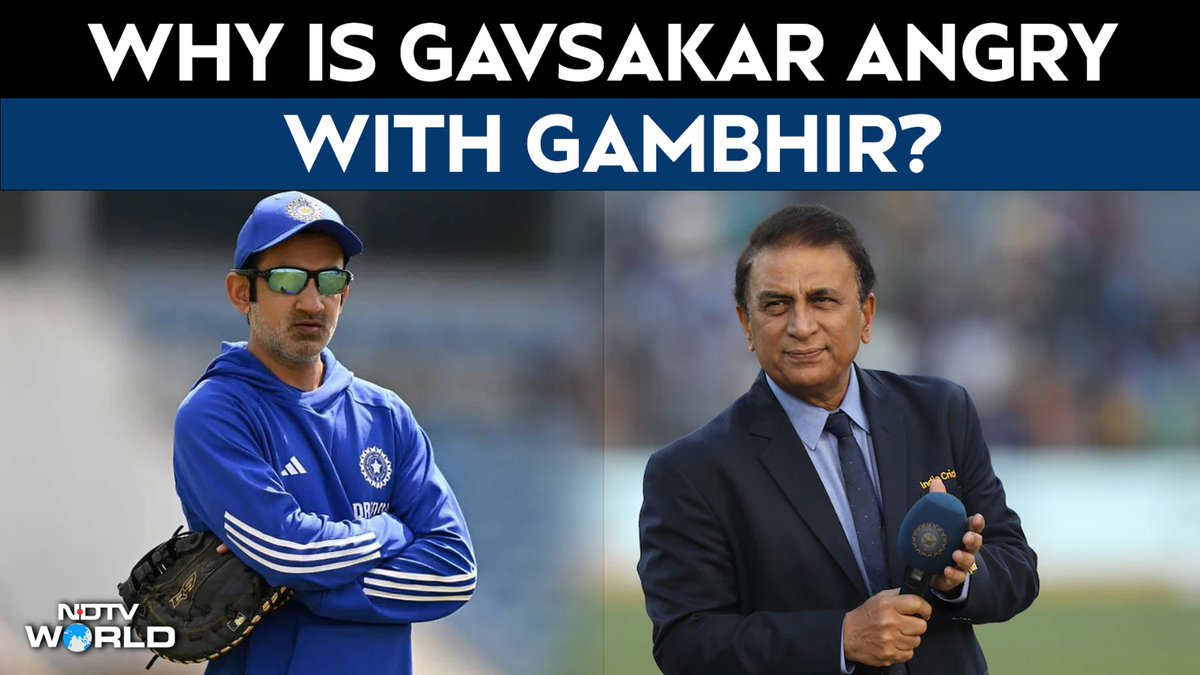 Sunil Gavaskar comes down heavily on Gautam Gambhir for his inability to guide Team India to close out a close game in England. 

Watch NDTV's <a href="/cheerica/">Rica Roy</a> and <a href="/BoriaMajumdar/">Boria Majumdar</a> discuss live at 2:45 PM only on NDTV. 

youtube.com/live/dtXuCf1TP…