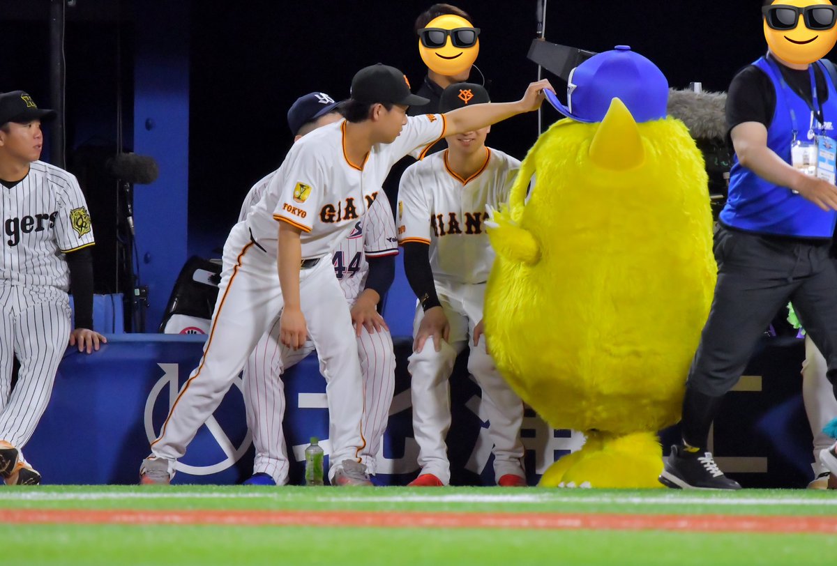 ssyk0531's tweet image. そして巨人の選手にもみくちゃにされる毛玉