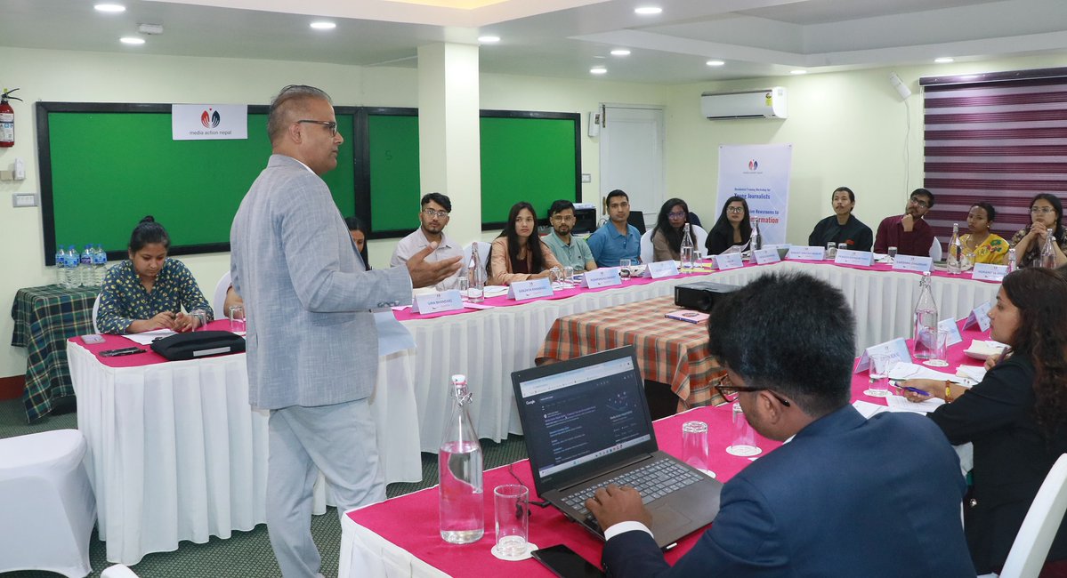 Media Action Nepal trains young journalists in fact-based and inclusive reporting thehimalayantimes.com/kathmandu/medi…