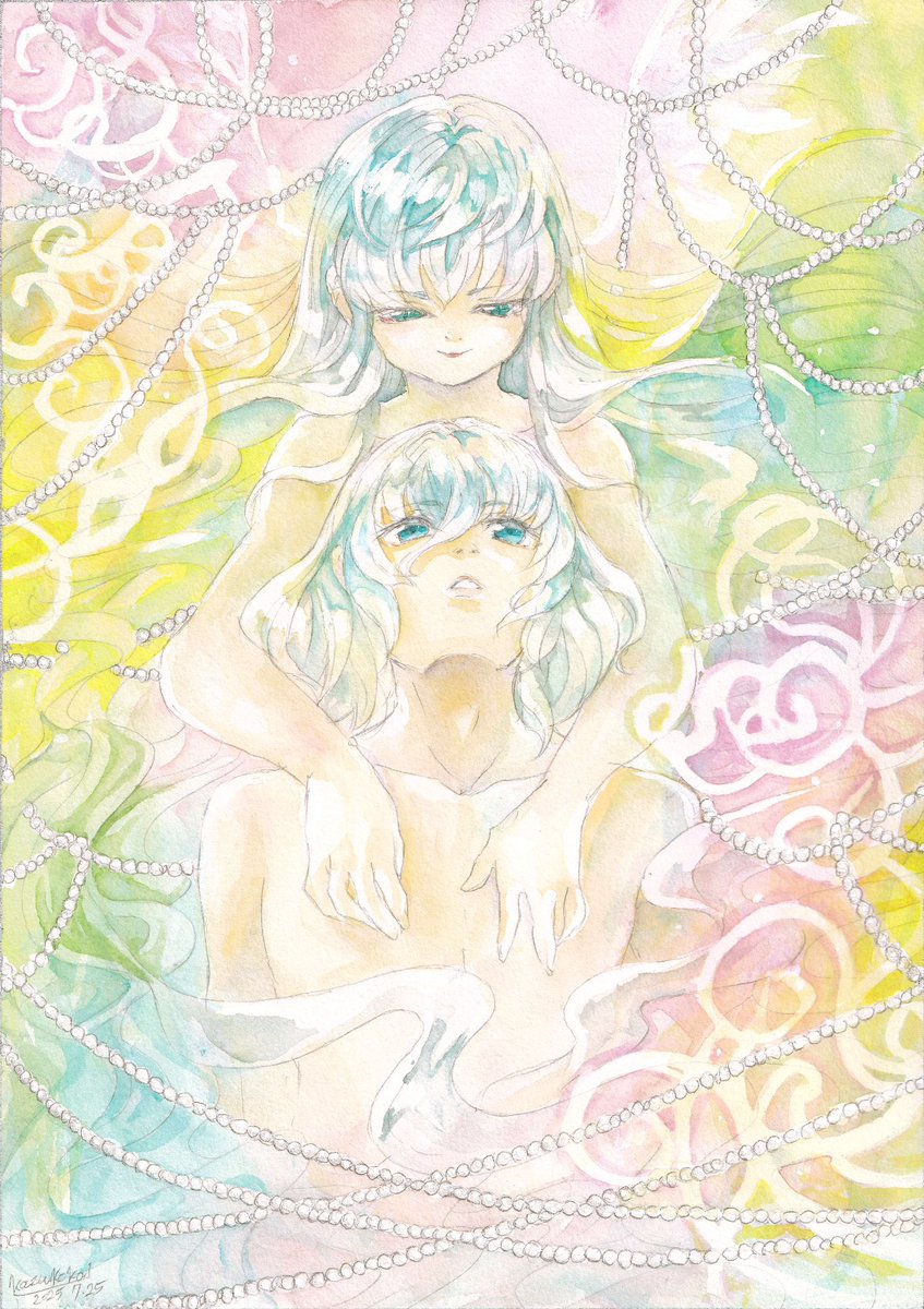 Kazukoko_I's tweet image. 愛

#イラスト
#自創作に狂っている人間と繋がりたい 
#一次創作祭り夏の陣2025