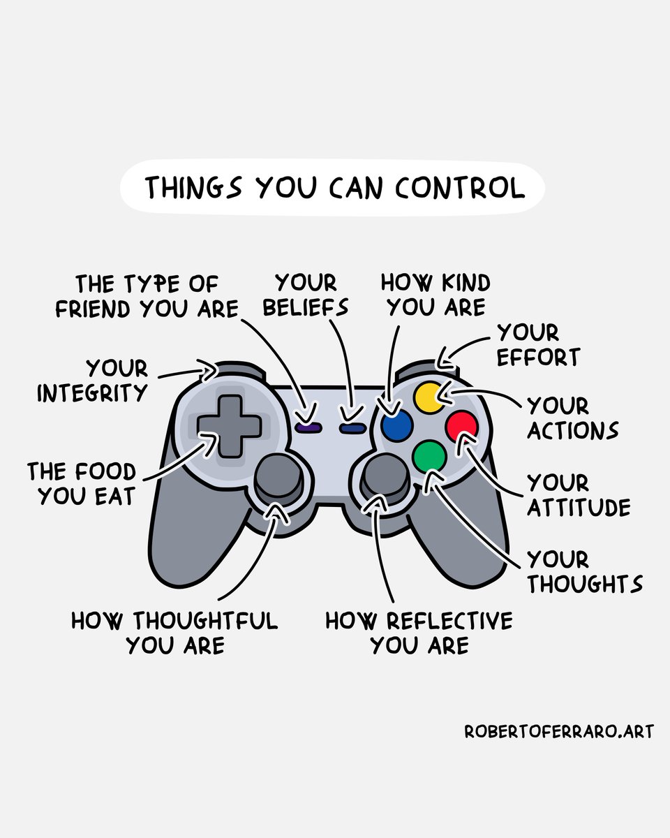 We control much more than we think.