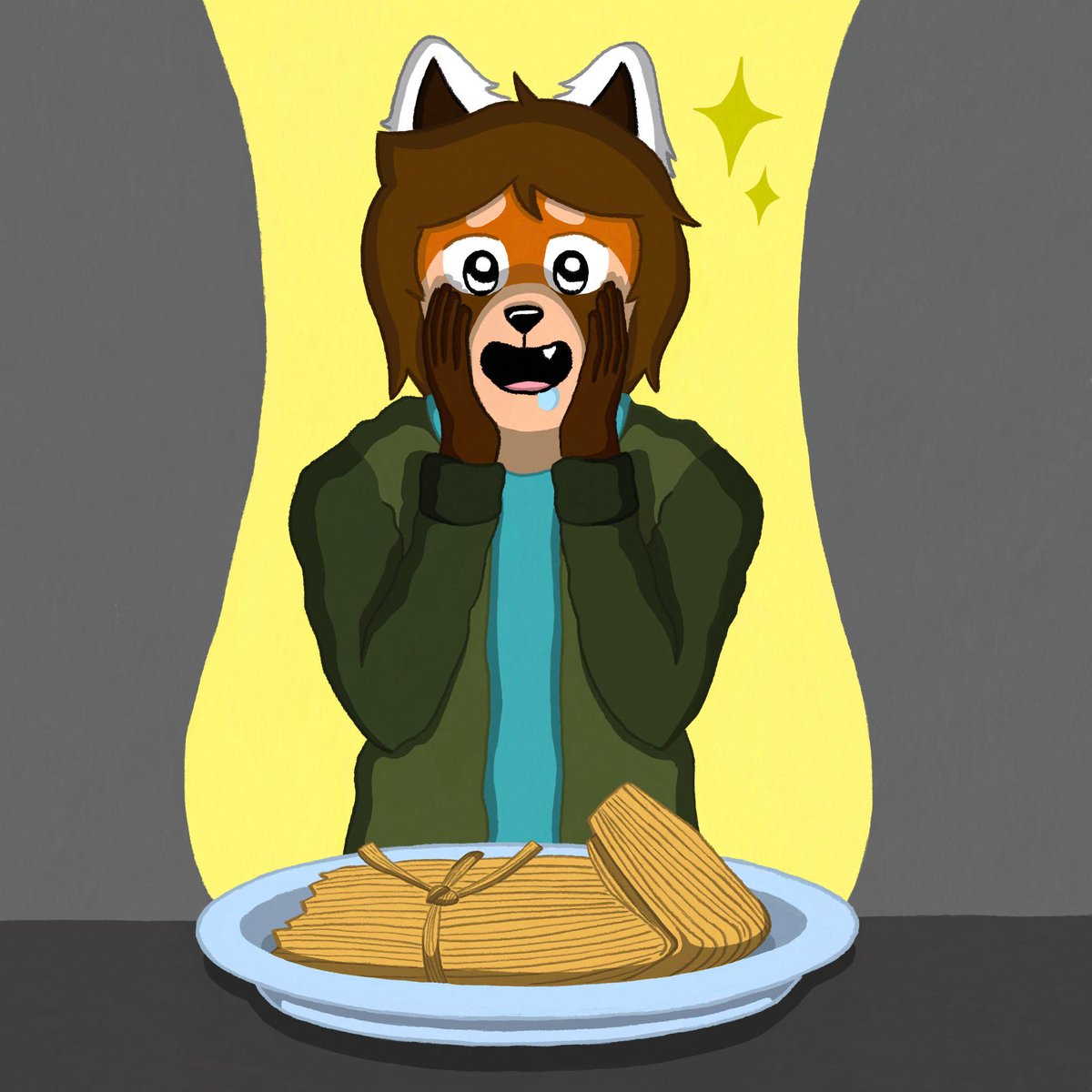 GingerAle6540's tweet image. Brought back an old idea cause I love tamales that much ❤️