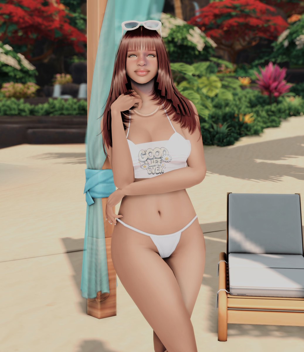 MariaRazzz's tweet image. More pics of my girlie while vacationing in Sulani! She's too cute ♥ #ShowUsYourSims #Sims4