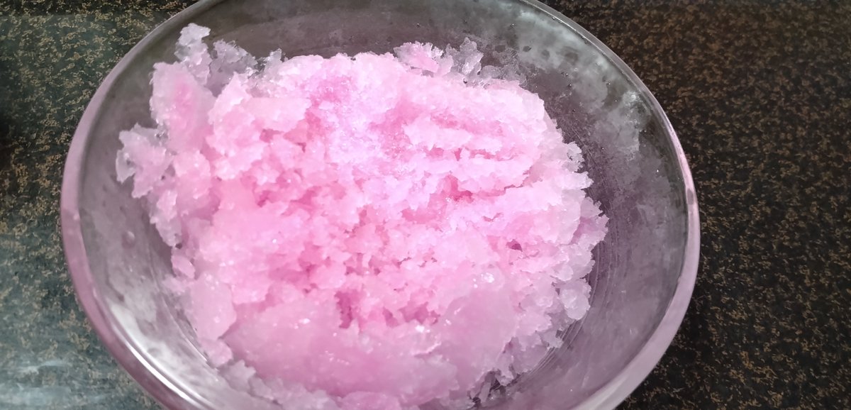 wader4123's tweet image. 暑すぎてかき氷食べました🍧