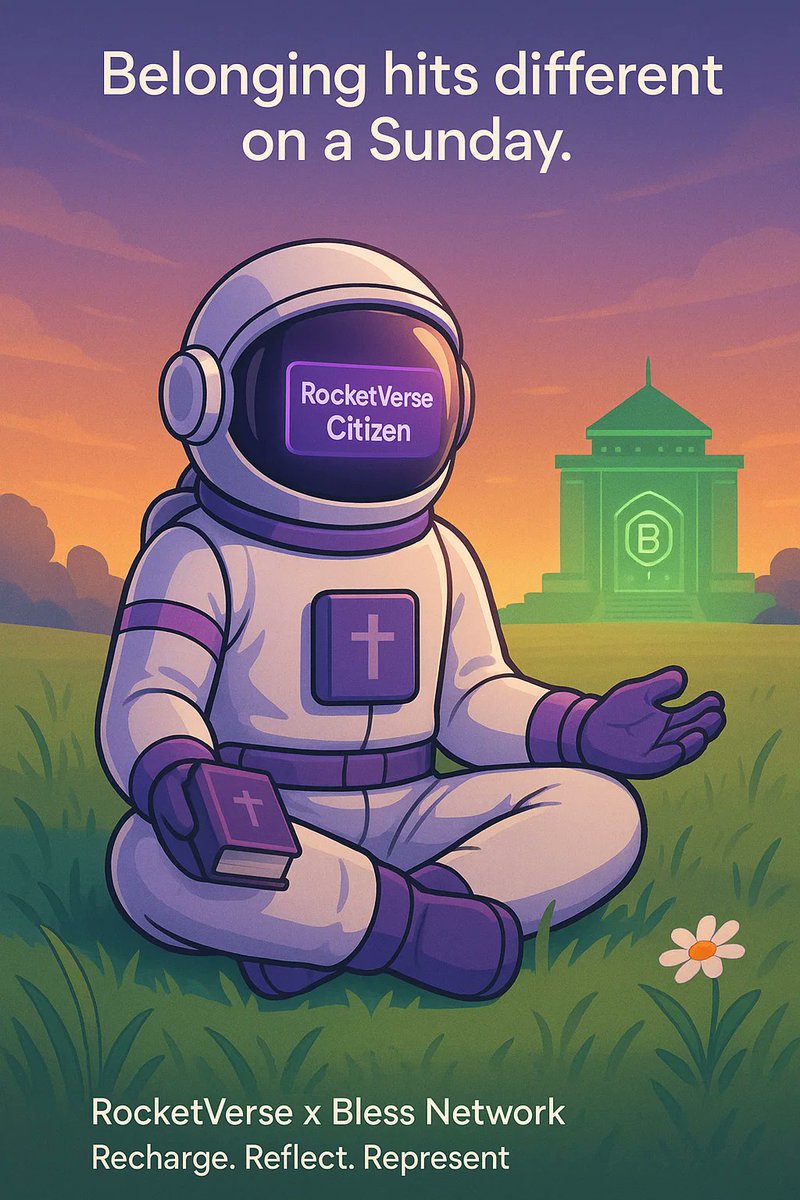 viktor_micel's tweet image. Hapi Sunday CT
Church β
Touching grass βοΈ
Recharging soul and signal β
Rocking a RocketVerse NFT? Thatβs my way of saying:
βI belong.β
And for the recordβ¦
If RocketVerse is the tribe,
Bless Network is the temple. ππ
$RCT loadingβ¦
#RCTINITIATIVE #ROCKETVERSE
