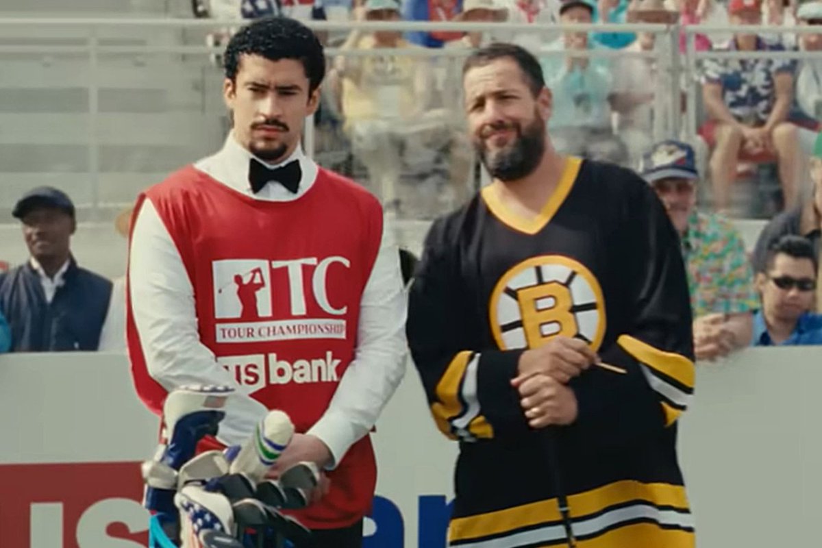 Adam Sandler's Happy Gilmore returns in a star-packed, cameo-filled sequel on Netflix, reconnecting to the original's charm and comedy-plus plenty of heartfelt family moments and Easter eggs!  ew.com/happy-gilmore-…