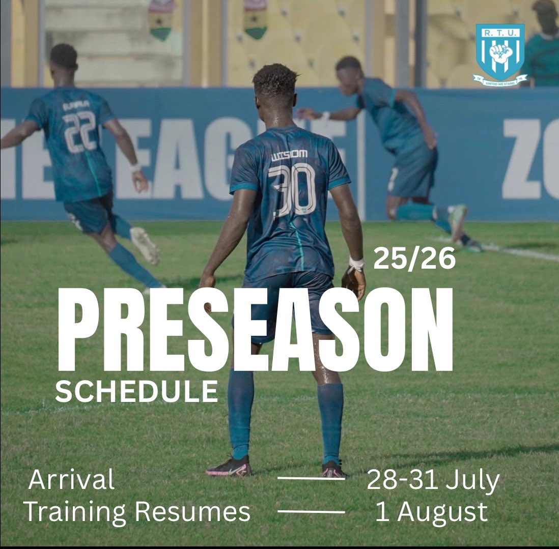 See you soon 🔜 ⚽️

The 2025/26 Preseason Schedule is here!

Get ready as we gear up for a new campaign.
See you soon on the pitch! 💪📅