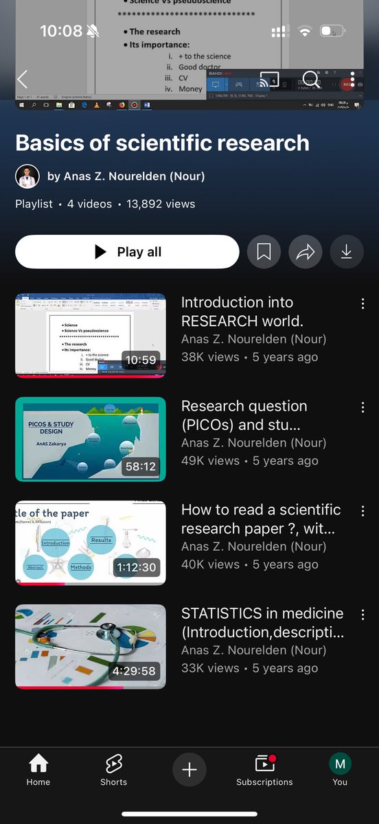 بعد الإطلاع على عدد كبير من الشروحات، هذه أفضل قائمتين وجدتها لشرح خطوات كتابة الـ Systematic Review بشكل واضح ومتكامل:

🔹 بالعربي – شرح مبسّط خطوة بخطوة:

youtube.com/playlist?list=…

🔹 بالإنجليزي – تفصيل أكاديمي ممتاز:

youtube.com/playlist?list=…

أنصح أي باحث مبتدئ يبدأ منها،