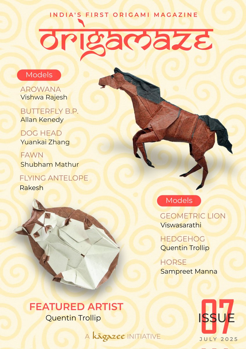 Origamaze issue 07 has been released!
Grab your copies now.
kagazeeindia.com/blog/shop/