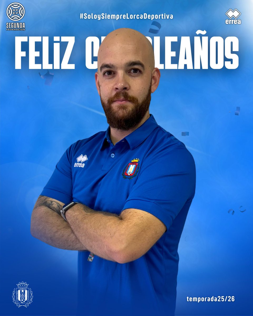 Lorca Deportiva (@lorcadeportiva) on Twitter photo ¡Hoy es el cumpleaños de <a href="/AlexGimenez20/">Alejandro Giménez</a>, uno de nuestros miembros de prensa y comunicación!
¡FELICIDADES ALEJANDRO! 🎂🥳
#SoloySiempreLorcaDeportiva ¡Hoy es el cumpleaños de <a href="/AlexGimenez20/">Alejandro Giménez</a>, uno de nuestros miembros de prensa y comunicación!
¡FELICIDADES ALEJANDRO! 🎂🥳
#SoloySiempreLorcaDeportiva