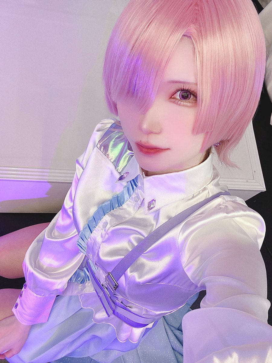 Rui_cos_0's tweet image. Fluorite麻央でスタジオ撮影でしたぁ〜🎤💜