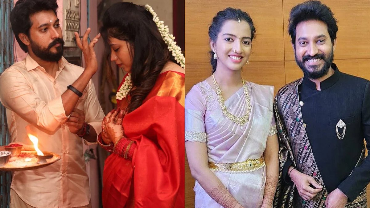 Bollywood_Base's tweet image. 🚨Actor #MadhampattyRangaraj Marries Stylist #JoyCrizildaa Again & Announces Pregnancy Months After First Wife Shruthi Denied Divorce Rumours😲
Chef-turned-actor Madhampatty Rangaraj ties the knot with stylist Joy Crizildaa in a stunning second wedding, and they’re expecting…