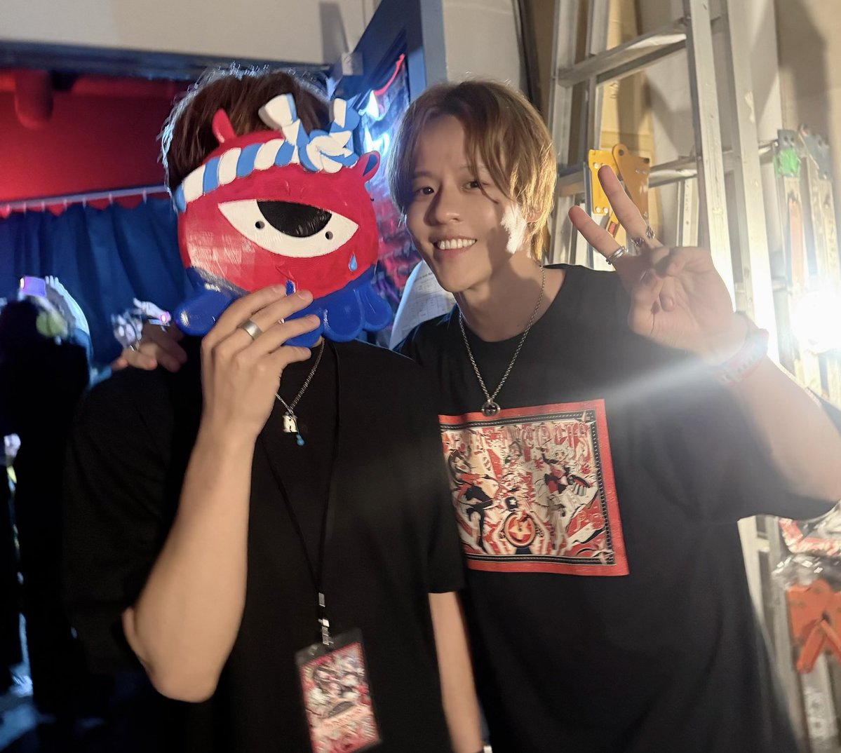 TAMU_USAGI's tweet image. 昼公演ありがとうございました🎉
サーカス芸も池電も最高やった!!
続いて夜公演行くで‼️
OKINI⭐︎PARTY’S @心斎橋ANIMA
#電音部 #オキパリ
「17:15〜」開場
オープンDJからライブ開演まで、昼公演とは全然別セットだよ!
オープンと同時にDJも開始してるからライブ前に楽しんで✨