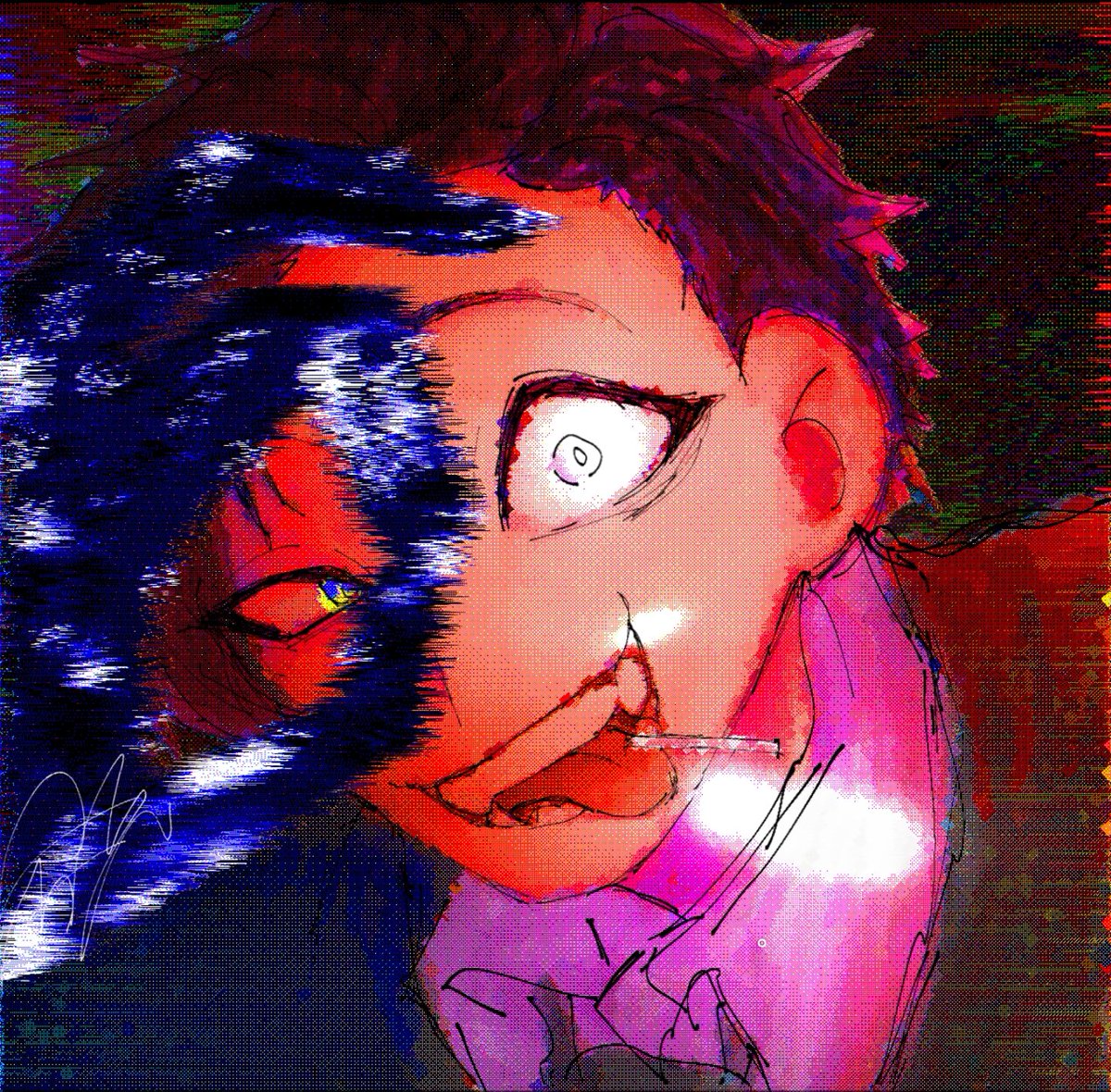hiyokoo_ro34's tweet image. 「お客さん、何かついてますねぇ」