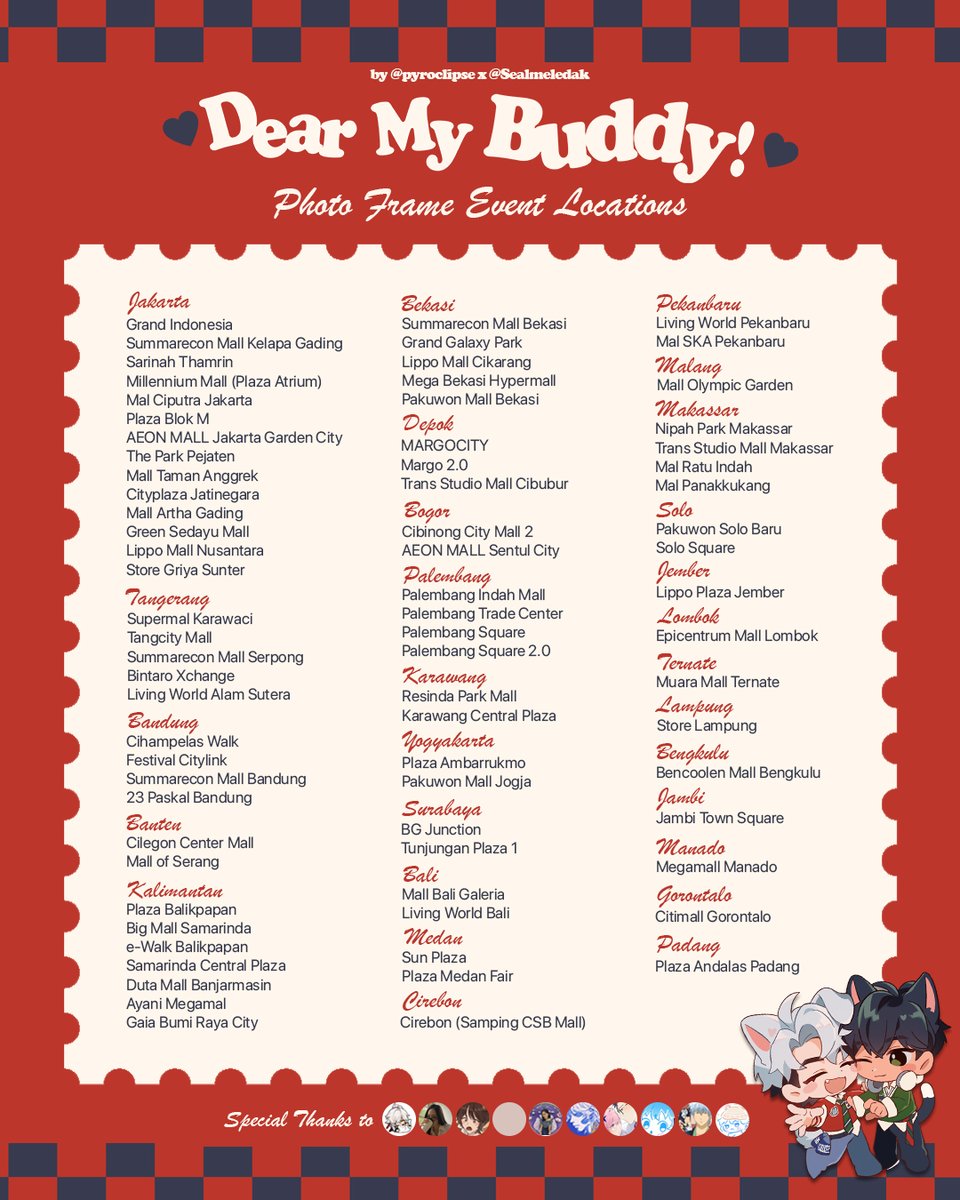 pyroclipse's tweet image. Dear My Buddy! ⋆ ˚。⋆
#PLAVE #EUNHO #HAMIN Photo Frame Event
by @pyroclipse x @Sealmeledak
Every day is a good day with my buddy! ❤️🖤
🗓 9 - 22 Aug 2025
📍 @selfietimeid
Use #DearMyBuddy0825 and share your treasured moments with us!