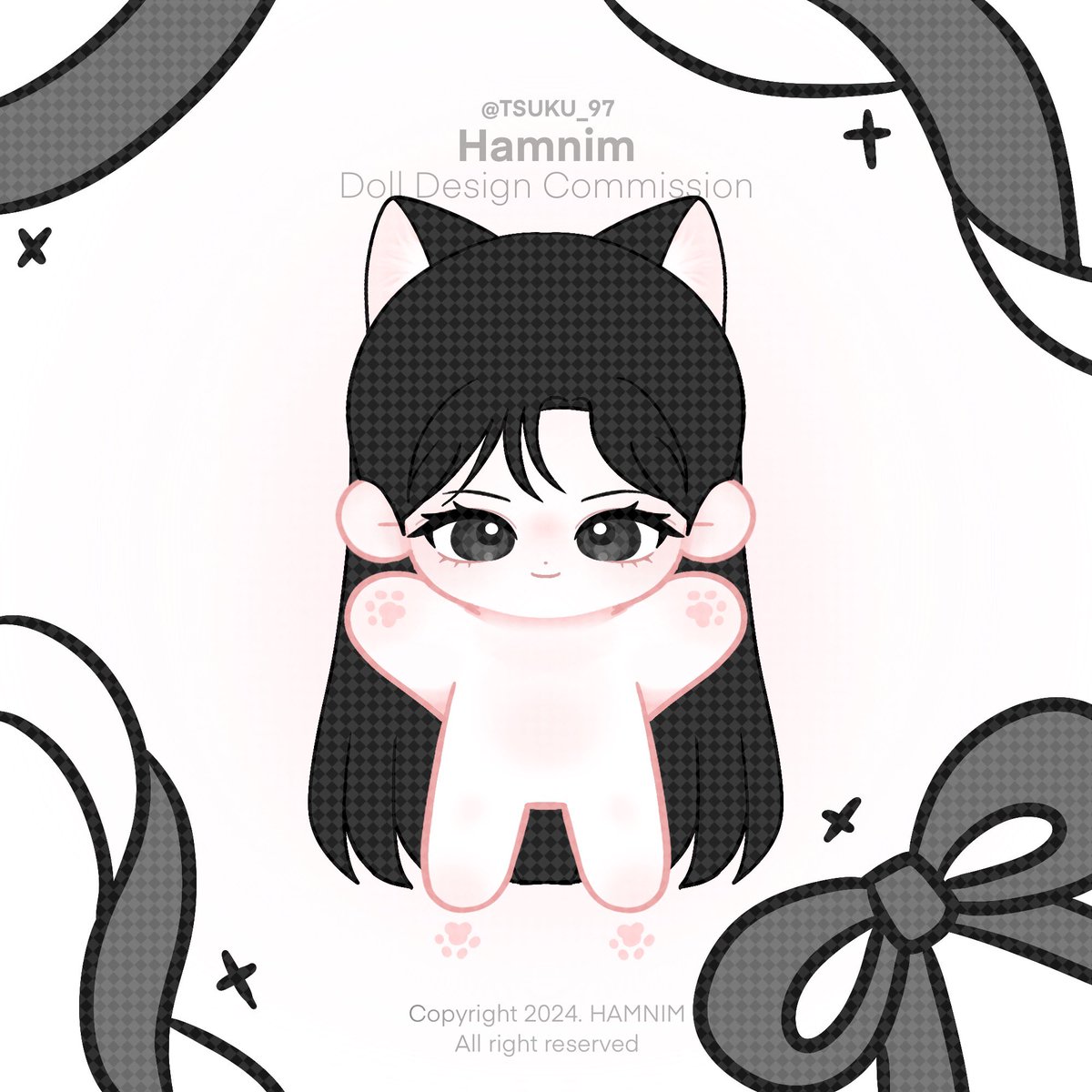 TSUKU_97's tweet image. =͟͟͞͞➳❥ 𝑪𝒉𝒂𝒓𝒂𝒄𝒕𝒆𝒓 娃娃 —˚₊·
﹝배우 ㄱ소ㅇ ﹞
⋰˚✩
✩ 속성 #인형도안 ✩
!⃝ 인형 도안 커미션 작업물이며, 복사 및 재배포를 금지합니다
#햄님도안