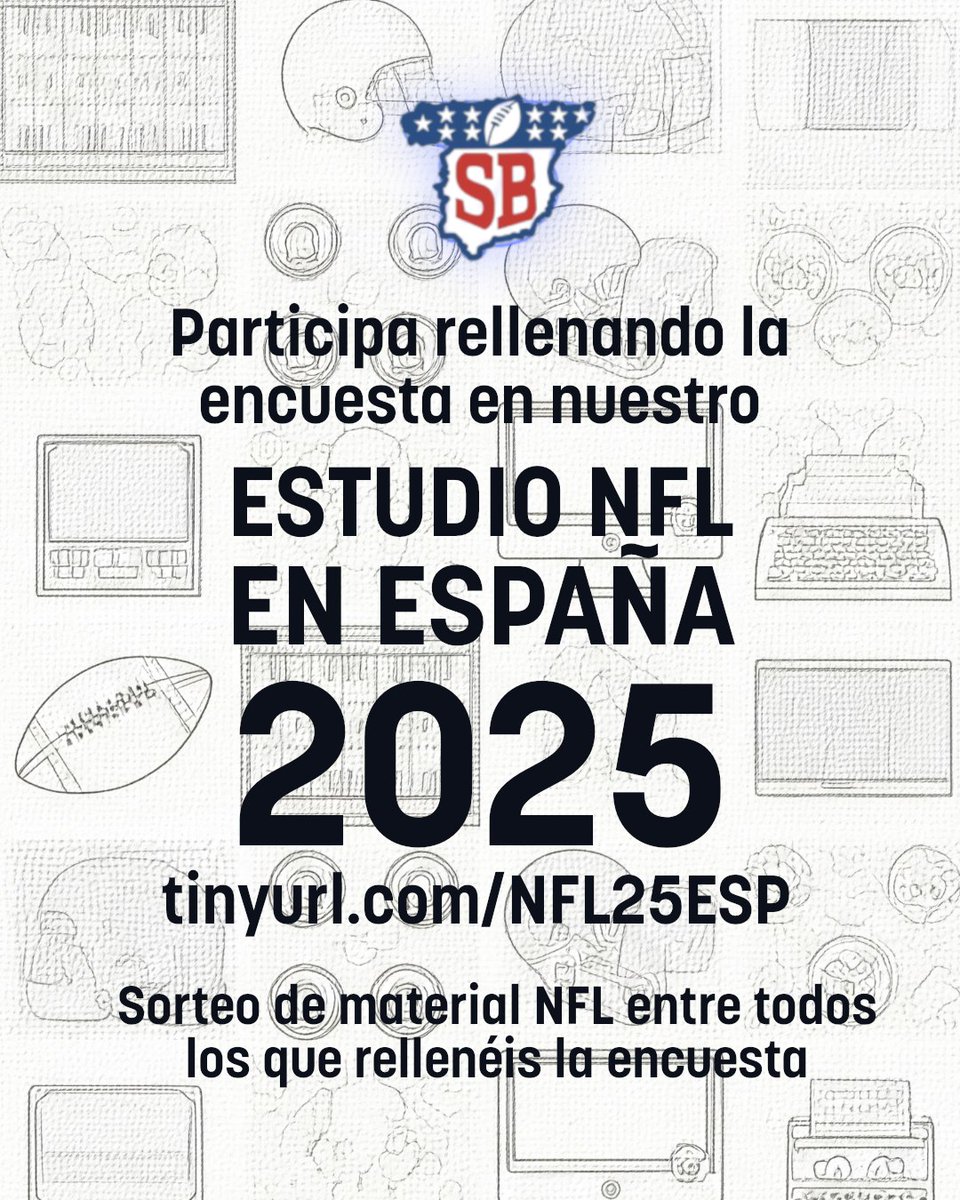 🏈Desde Spanish Bowl estamos realizando un nuevo estudio para analizar a los aficionados de la #NFL en España.

La encuesta no llevará más de 1 minuto. Rogamos que nos ayudéis con la difusión 🙏🏻

Muchas gracias a todos por participar 😊

📝 docs.google.com/forms/d/e/1FAI…