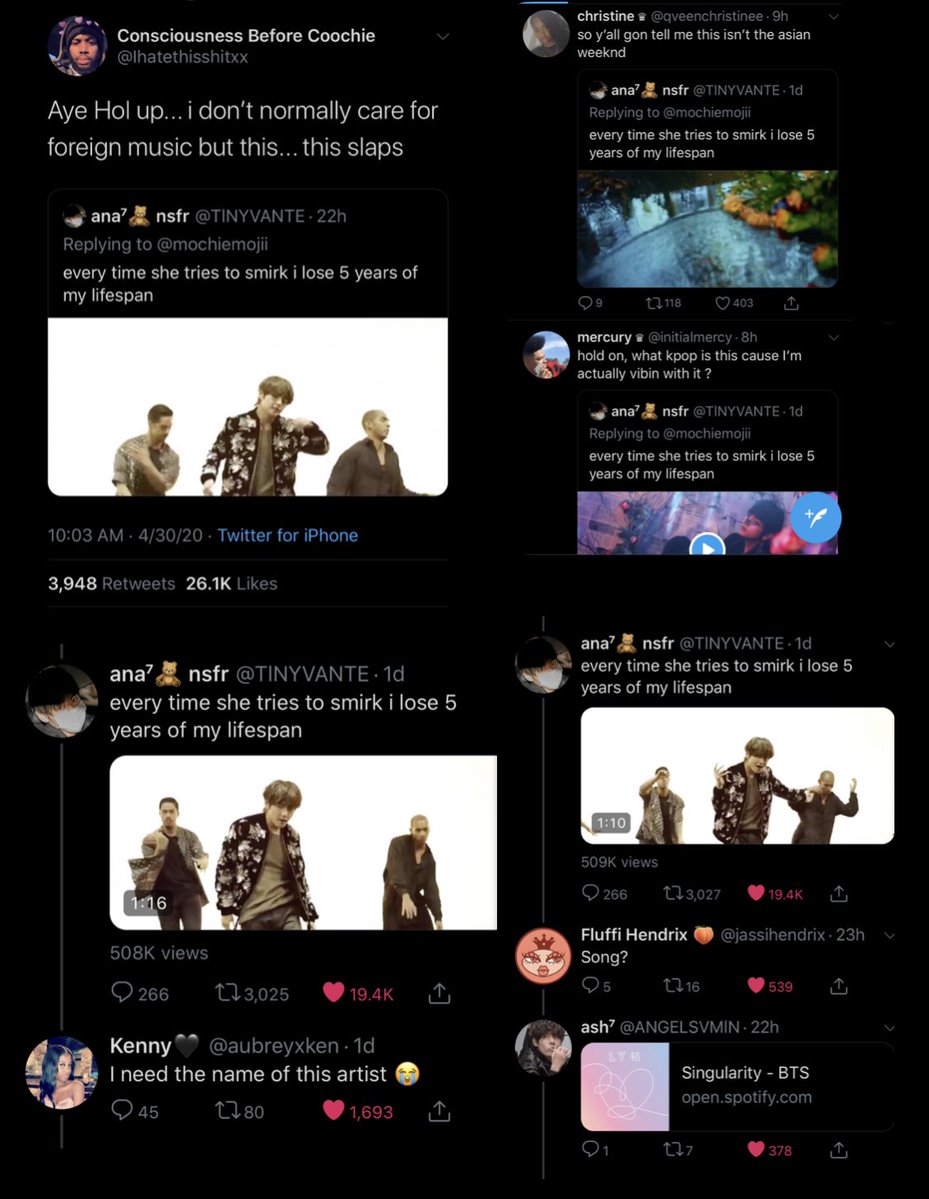 Taeveurr's tweet image. Remember when singularity dropped and taehyung had the entire internet, fans, their mamas, locals and all under his spell? the vocals, the visuals, the presence… no one’s touching that. he is the blueprint.
