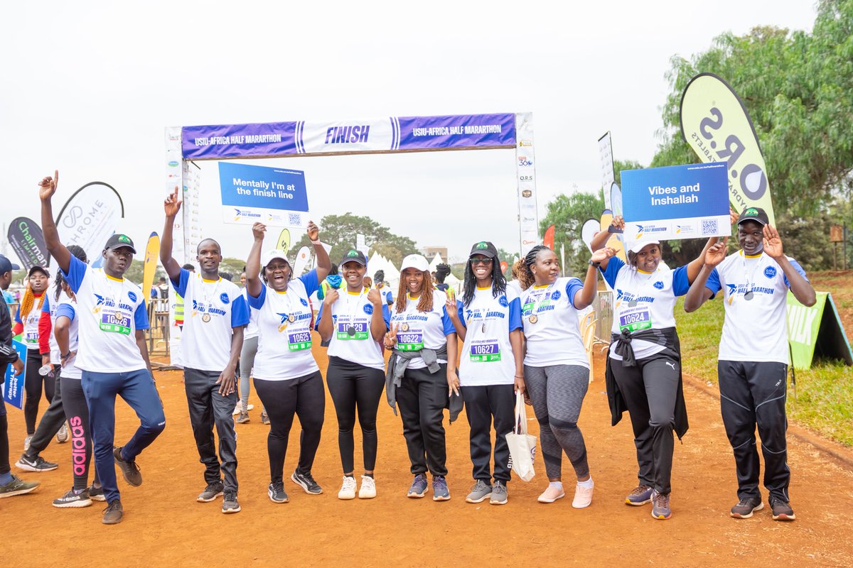 We did it! Proud to have taken part in the United States International University - Africa Half Marathon. Every mile ran was a step toward supporting education.
#USIUHalfMarathon #MilesForEducation