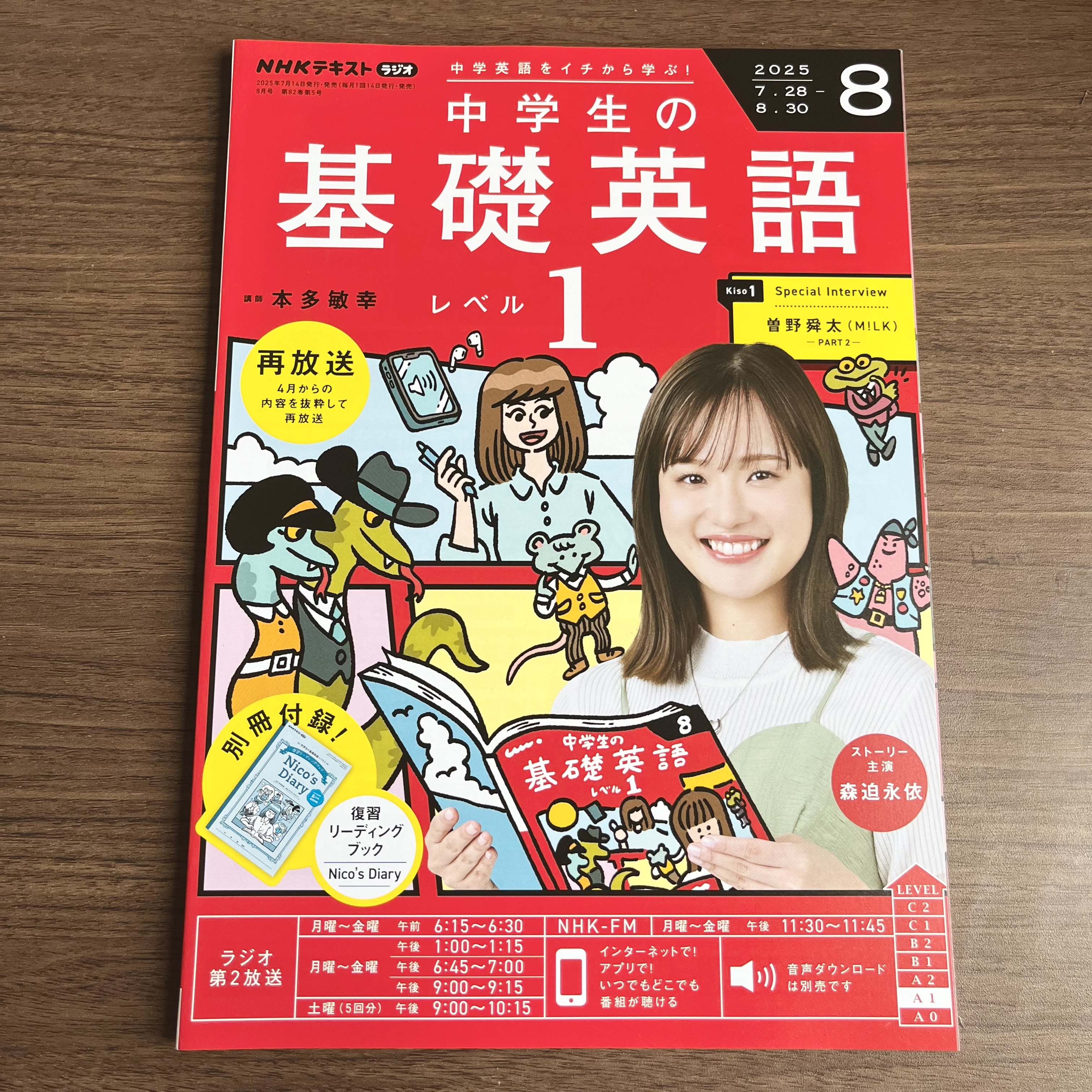 ラジオ英会話 テキスト8冊(CD16枚) 新年度テキスト発売！『ラジオ英会話』4月号を買いました