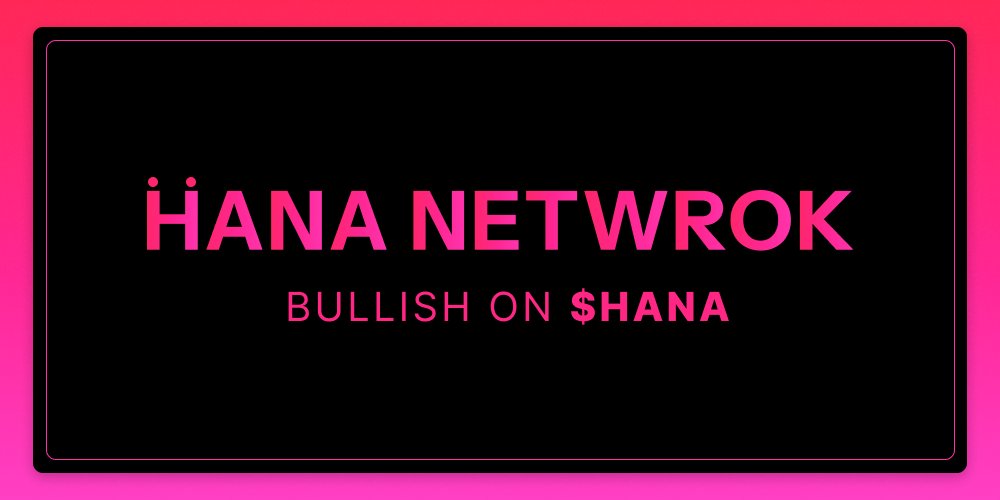 blazesgl's tweet image. Welcome to the hypercasual future with @hana_network!
Hana blends crypto, gaming, and social vibes into one seamless Web4 experience — from tipping to NFT capsule games and beyond.
With $HANA leading the way
It’s time to Yap and earn
Are you bullish on it ??