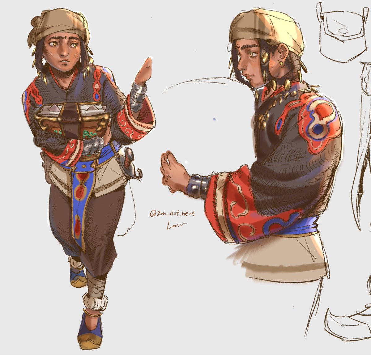 A character design exercise of my OC, Aminah(آمنة), which I believe means “protected one” and “faithful”
#ocart #characterart