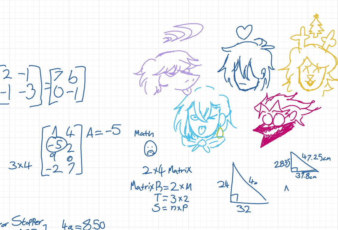 ILOVEVAMOLA's tweet image. doodling while studying is the only thing that could keep me sane