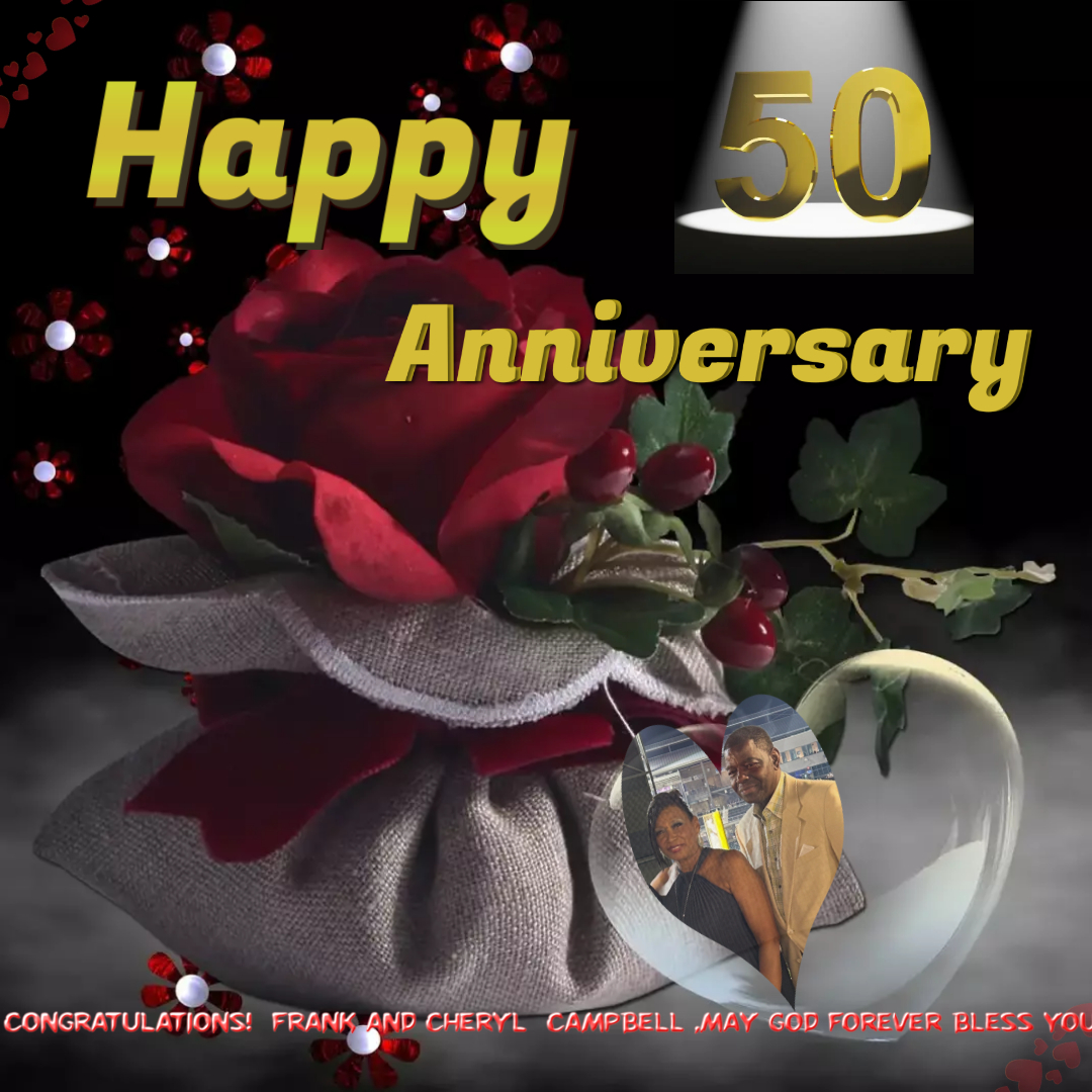 PROJECTSUCCESSM's tweet image. Congratulations on 50 years of marriage. Frank and Cheryl Campbell may God bless you with many more…