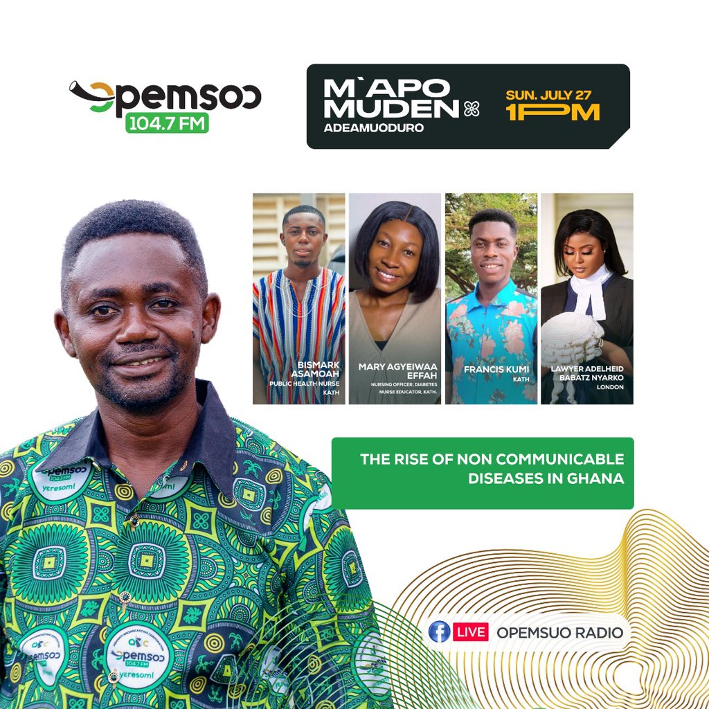 OpemsuoRadio's tweet image. Tomorrow on M’apomuden with Adeamuoduro. 

#opemsuoradio