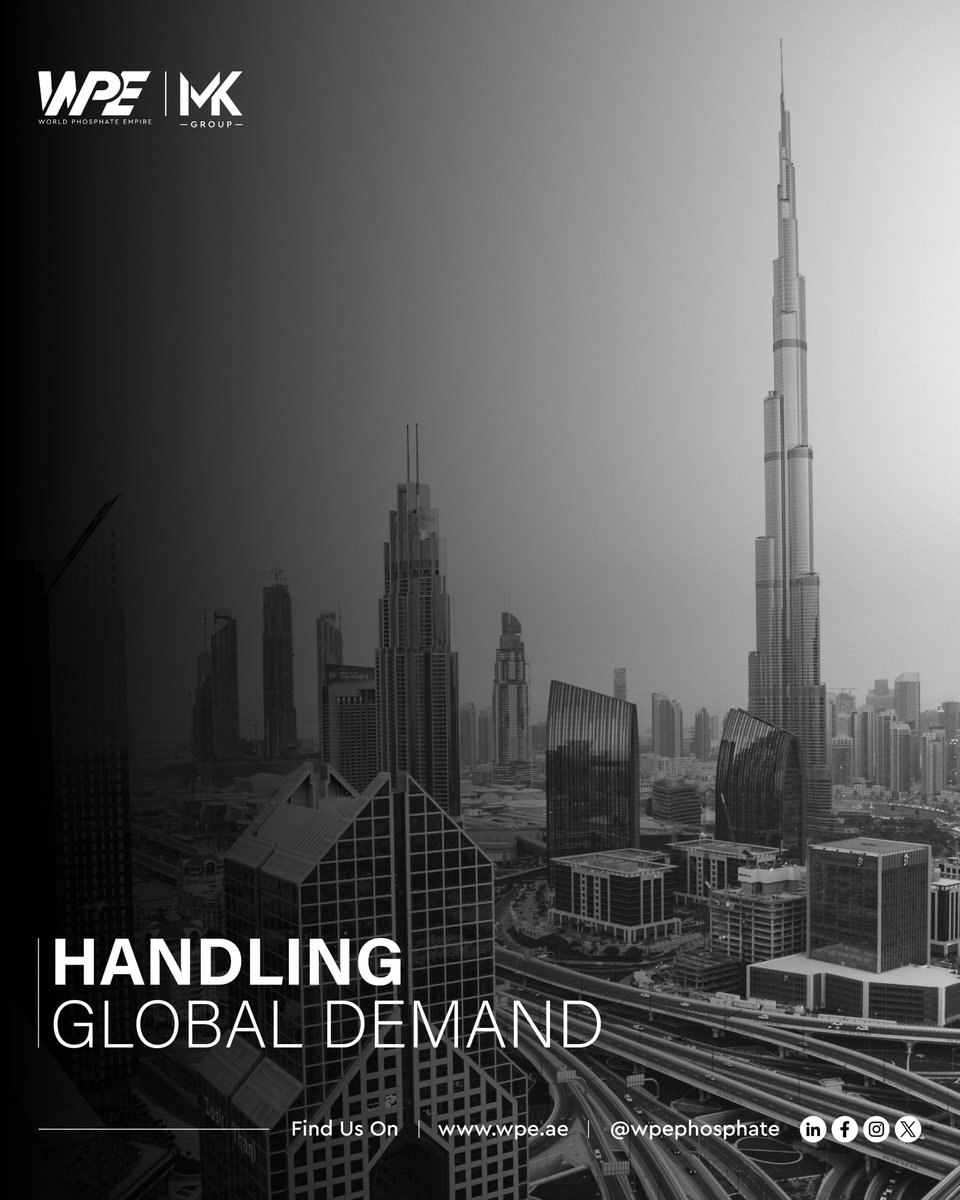 wpephosphate's tweet image. Handling Global Demand
WPE is equipped for high-volume exports — with zero compromise on quality, timing, or customer service.