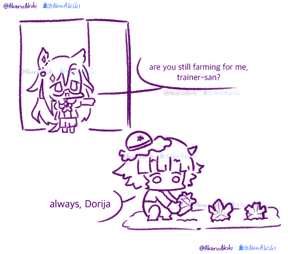 AkaruiAkiki's tweet image. farmin