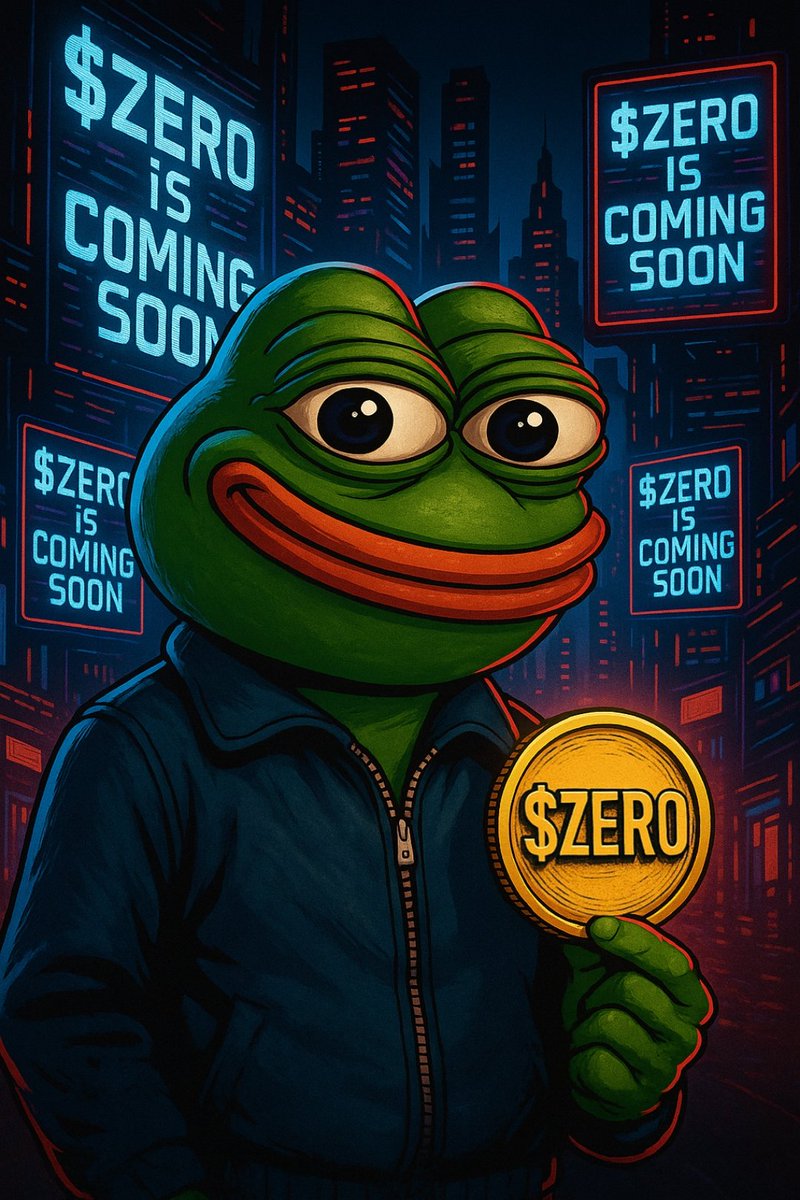 zerocoinoffi's tweet photo. It’s time to vibe up, fam! ⚡

$ZERO is coming soon 🤘
No promises. No roadmap. Just chaos loading… 🌑🚀

Get ready. Who’s jumping in the void with us?  
Reply below 👇
Let’s see the real degens. 🐸 https://t.co/SvJgbaq2v7