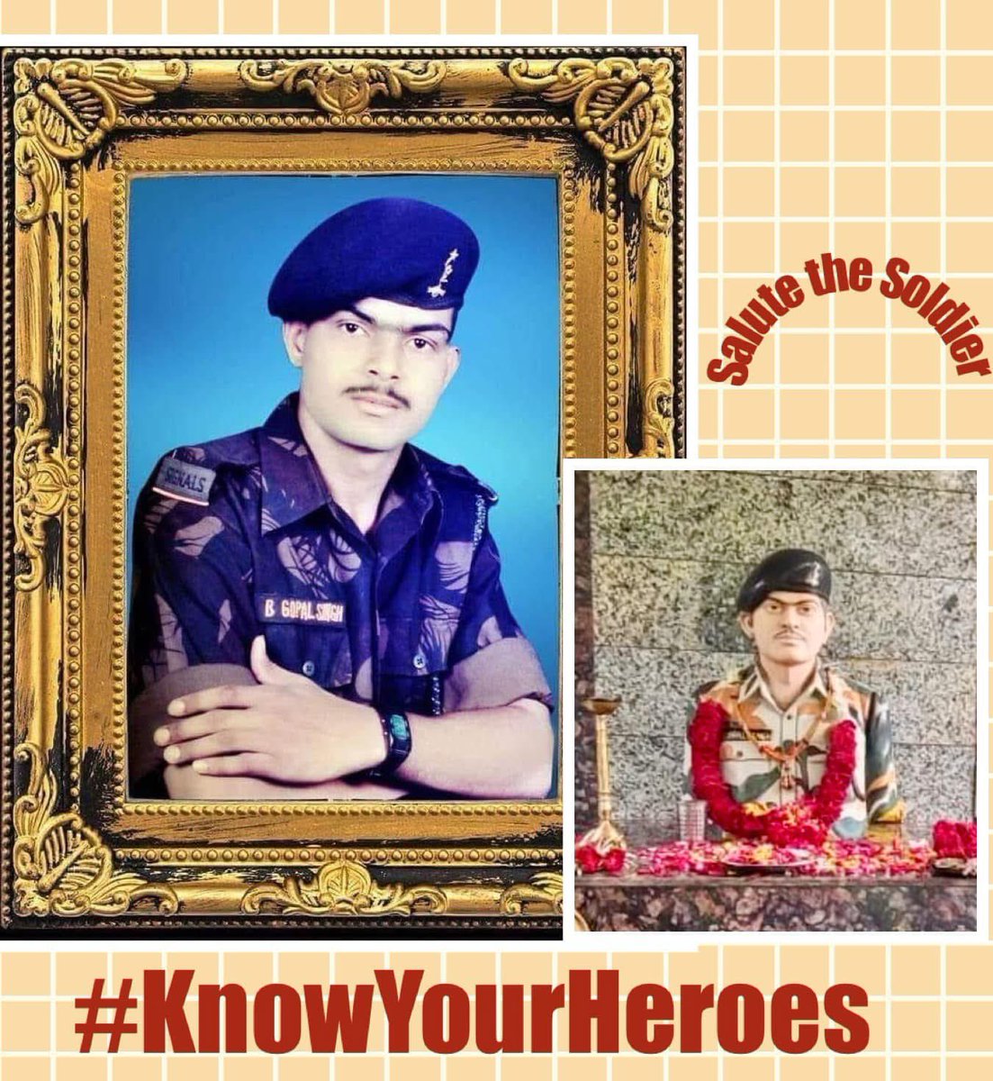 priority_n's tweet image. While remembering his valour, paying
Homage to
LANCE NAIK GOPAL SINGH BHADORIYA
1 RR /SIGNALS
SHAURYA CHAKRA (P)
on his Birth Anniversary today.
He was immortalized in 2017 while fighting terrorists at Kulgam, J&K.
#HappyBirthdayBraveheart .
#KnowYourHeroes