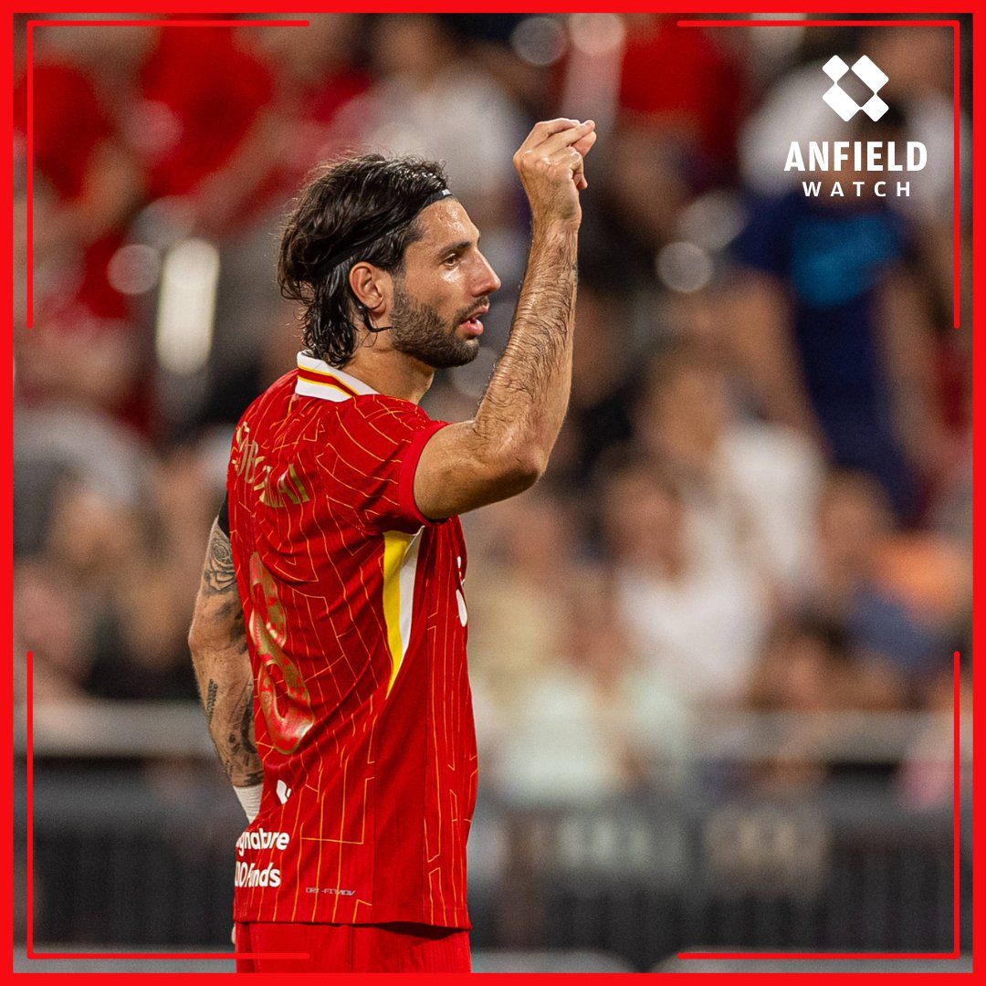 AnfieldWatch's tweet image. How many goals do you think Dominik Szoboszlai should aim to score next season? 🤔