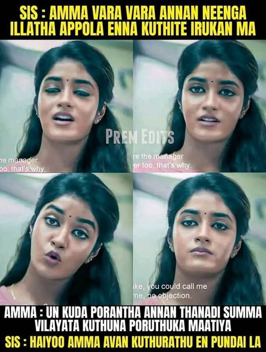 ManmathanMohan's tweet image. hi my dear sister , vaa kuthuren