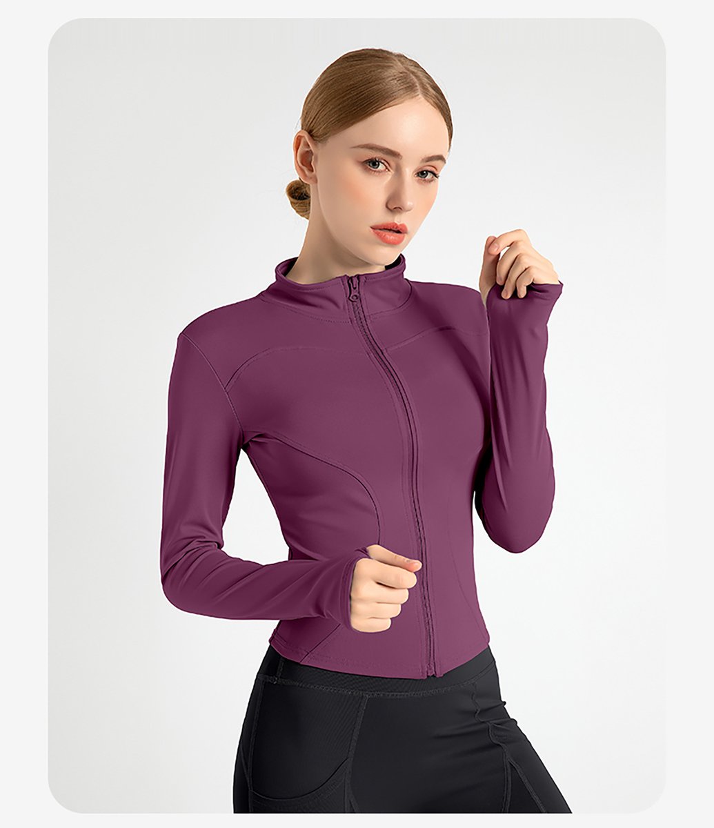 PRTIMES_LIFE's tweet image. ヨガ服 ヨガコート 補正ジャケット 長袖 新規取引募集を開始いたしました。 prtimes.jp/main/html/rd/p…