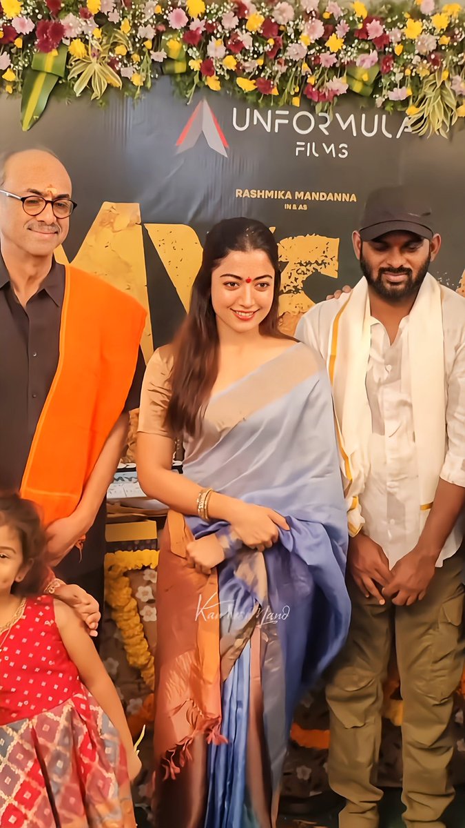 #RashmikaMandanna - LOOKS TRADITIONAL - at #MYSAA Pooja Ceremony - PERFECT Look 😍😍❤️❤️

#RashmikaMandanna